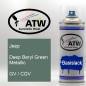 Preview: Jeep, Deep Beryl Green Metallic, GV / CGV: 400ml Sprühdose, von ATW Autoteile West.